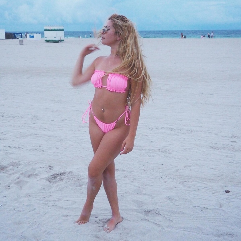 Mermaid pink swimwear